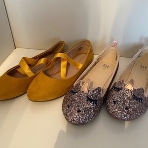 Girls size 2 gap & old navy flats new w/o tags